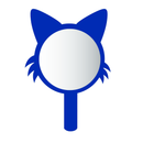 Espelho de Mão Divertido Lysanda - Modelos Gatinho, Cachorrinho, Borboleta - Lysanda