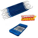 Kit Periodontia Curetas Gracey 8 Instrumentais Odontológicos - Lysanda