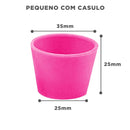 Pote Dappen de Silicone com Casulo - Design Inovador e Prático - Lysanda