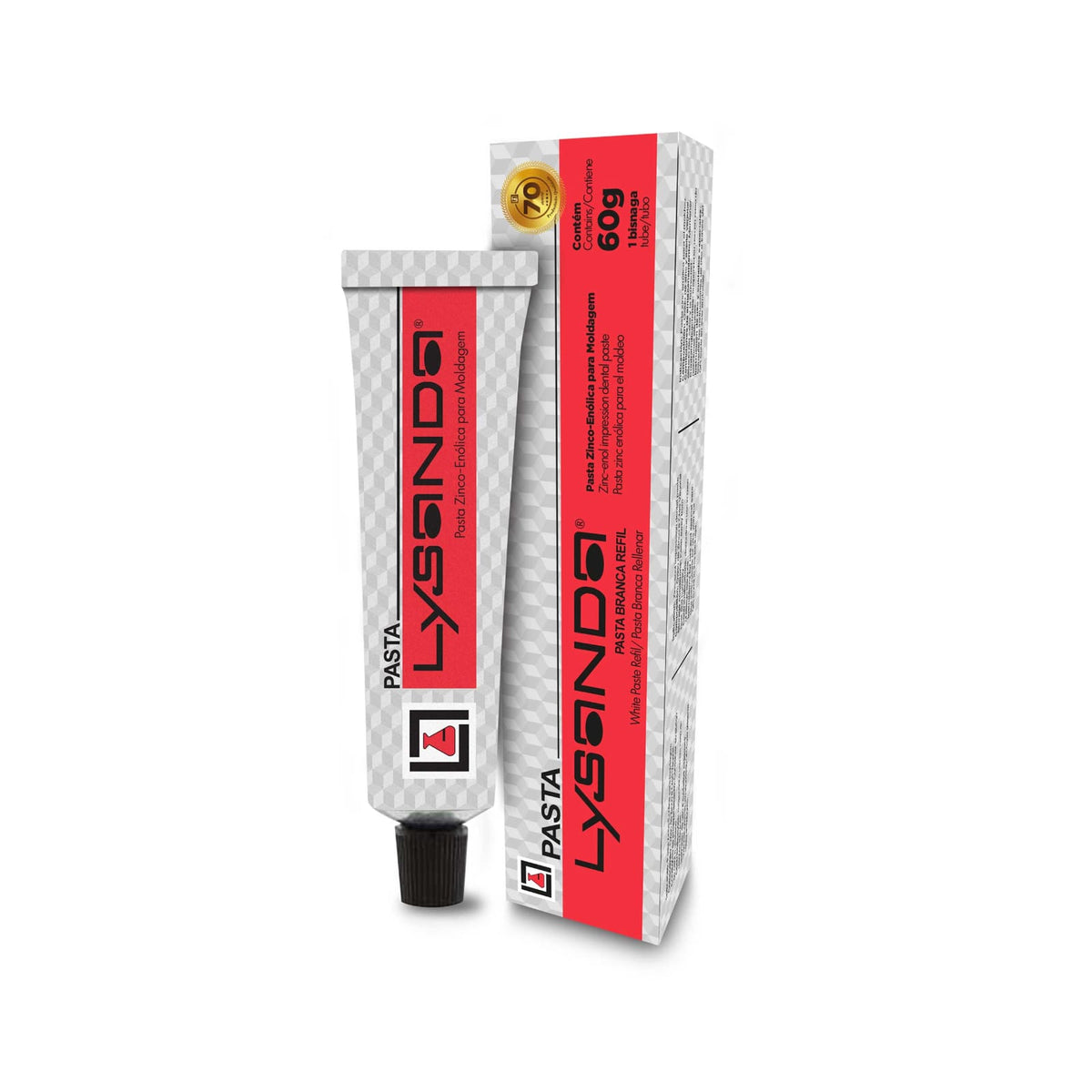Pasta Lysanda Zinco Enólica para Moldagem de Prótese Total - 120g