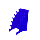 Suporte Expositor Organizador de Mesa em Acrílico para Pincéis e Instrumentais - Lysanda | Organização e Praticidade no Consultório - Lysanda