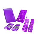 Kit Sterilys Plus para Esterilização Odontológica - Estojos e Bandejas, Vermelho, Lysanda - Lysanda