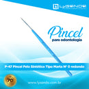 Pincel Pelo Sintético - Para Pintura, Glaze, Resina Fotopolimerizável - Lysanda