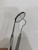 Caixa com 12 Unidades de Espelho Bucal Odontológico - Lysanda | Visualização Precisa e Conforto no Atendimento - Lysanda