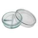 Cápsula Petry de Vidro com 3 Divisões Lysanda - Ideal para Laboratórios e Pesquisas - Lysanda