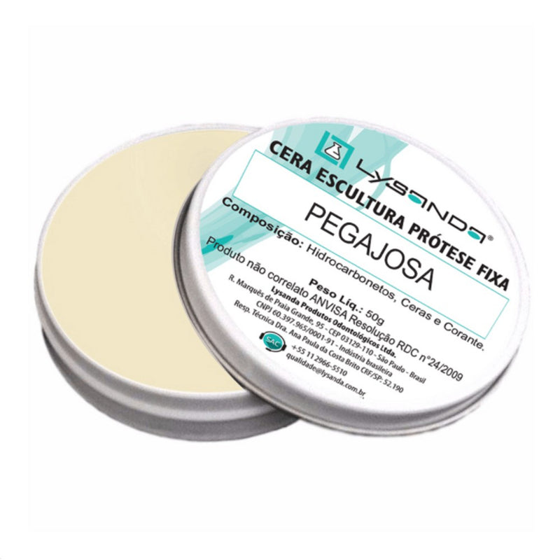 Cera Pegajosa Lysanda - Fixação Segura e Precisa | Lata 50g - Lysanda