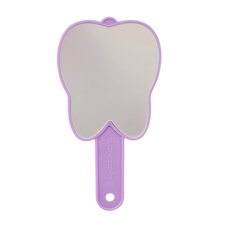 Espelho de Mão em Plástico Formato Dente - Lysanda - Ferramenta Visual para Educação Dental - Lysanda