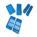 Kit Sterilys Plus Lysanda - Estojos e Bandejas para Esterilização, Cinza - Lysanda