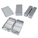 Kit Sterilys Plus Lysanda - Estojos e Bandejas para Esterilização, Cinza - Lysanda