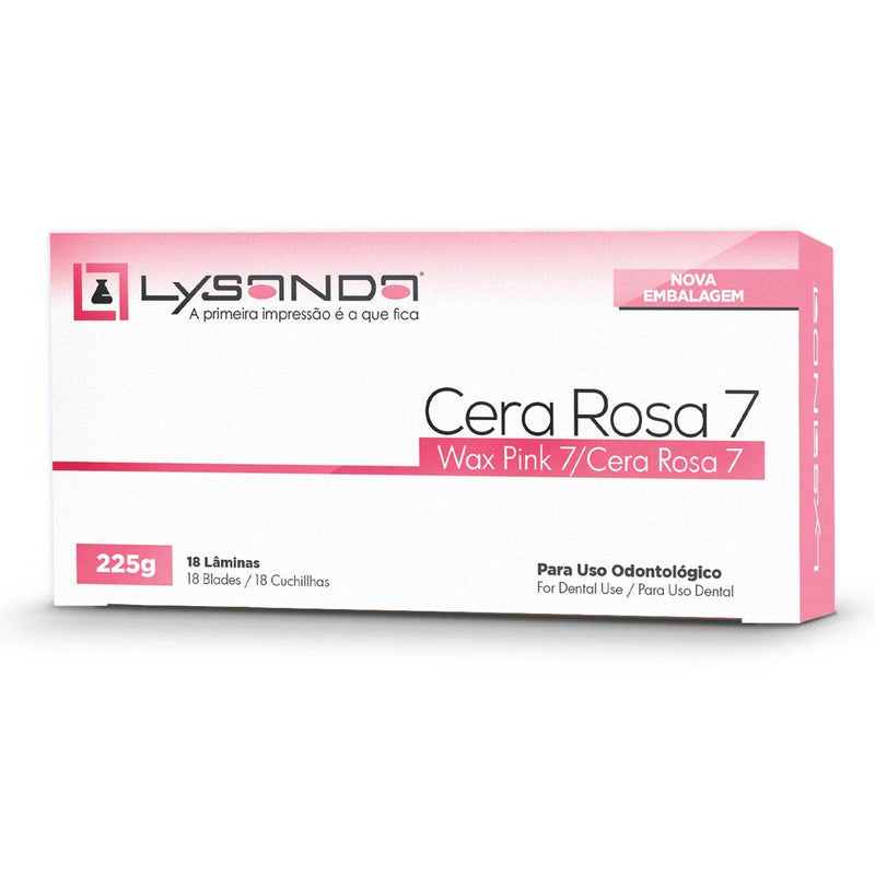 Concha para Cera Inox + Cera 7 Rosa 18 Lâminas - Lysanda | Precisão e Versatilidade para Moldagens e Protéticos - Lysanda