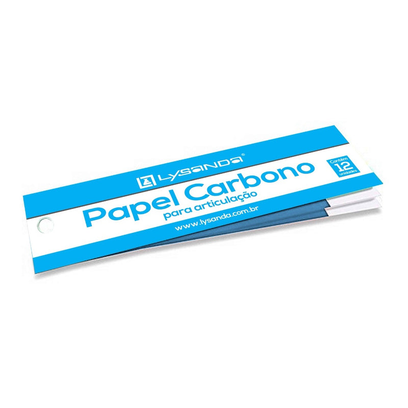 Papel Carbono para Articulação Lysanda - Ajuste Oclusal Preciso para Odontologia - Lysanda
