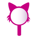 Espelho de Mão Divertido Lysanda - Modelos Gatinho, Cachorrinho, Borboleta - Lysanda