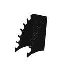 Suporte Expositor Organizador de Mesa em Acrílico para Pincéis e Instrumentais - Lysanda | Organização e Praticidade no Consultório - Lysanda