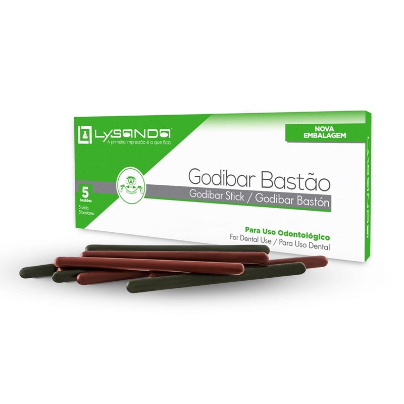 Godibar Bastão Lysanda - Godiva para Moldagem Odontológica com Precisão e Facilidade - Lysanda