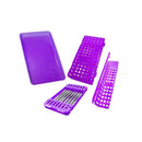 Kit 1 com GLITTER - Esterilização de Instrumentos Lysanda | Estojos e Bandeja para Organização Segura - Lysanda