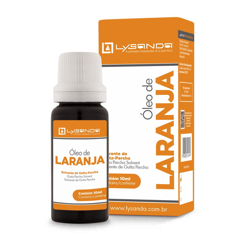 Óleo de Laranja Lysanda - Solvente Eficiente de Gutta Percha para Endodontia - Lysanda