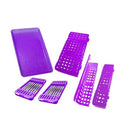 Kit Sterilys Plus para Esterilização Odontológica - Estojos e Bandejas, Vermelho, Lysanda - Lysanda