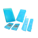 Kit Sterilys Plus para Esterilização Odontológica - Estojos e Bandejas, Vermelho, Lysanda - Lysanda