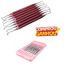 Kit Periodontia Curetas Gracey 8 Instrumentais Odontológicos - Lysanda