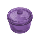 Pote Paladon de Vidro com Tampa - Disponível em Colorido e Incolor - Lysanda