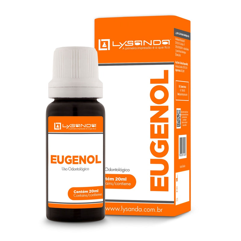 Eugenol Lysanda - Essencial para Procedimentos Odontológicos - Lysanda
