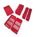 Kit Sterilys Plus Lysanda - Estojos e Bandejas para Esterilização, Cinza - Lysanda