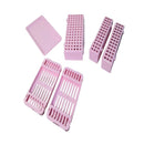 Kit Sterilys Plus Lysanda - Estojos e Bandejas para Esterilização, Cinza - Lysanda