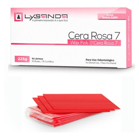 Cera 7 Lysanda - Pacote com 18 Lâminas | Moldagem, Impressão e Registro de Mordida - Lysanda