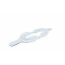 Moldeira Descartável Dupla para Aplicação de Flúor - Pacote com 50 Unidades - Lysanda