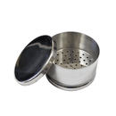 Porta Algodão para Rolete - Alumínio Escovado - Lysanda | Organização e Higiene para Consultórios - Lysanda